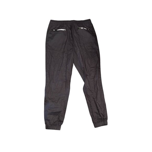 Mens Gray Jogger Pants With Camo Accents Elastic Waist & Cuffs Large 95% Cotton - Picture 1 of 8